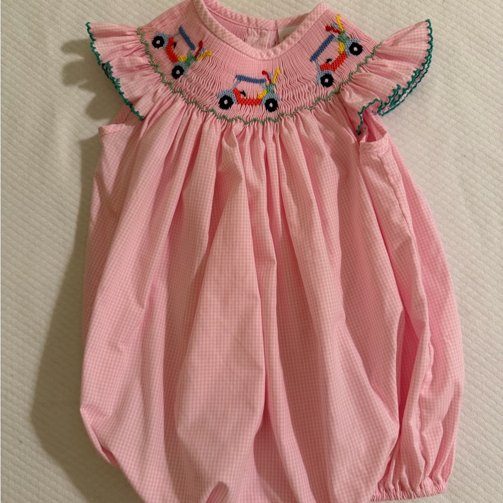 Stitchy Fish-Girl’s Gone Golfin’ pink bubble